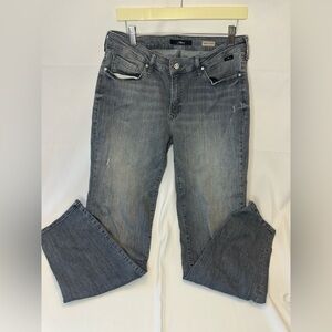 Mavi Jeans Womens Size 32/32 Gray Emma Slim Boyfriend Mid Rise Denim Pockets